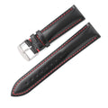 Quick release leather watch strap in multiple width sizes and colour options