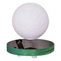 Magnetic suspension moon lamp floating above base with detailed 3D printed lunar surface