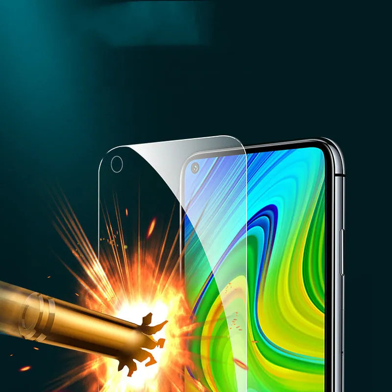 Tempered glass screen protector for Xiaomi Redmi phones with anti-scratch coating