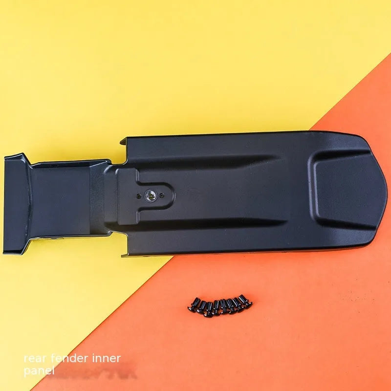 Carbon fibre lengthened tail mudguard for Light Bee electric off-road bicycle
