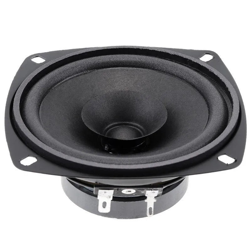 4-inch diameter bass coaxial car horn speaker with magnet material construction for vehicle audio upgrades