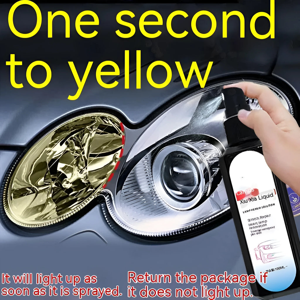 100ml bottle of car headlight restoration liquid for polishing foggy plastic lenses