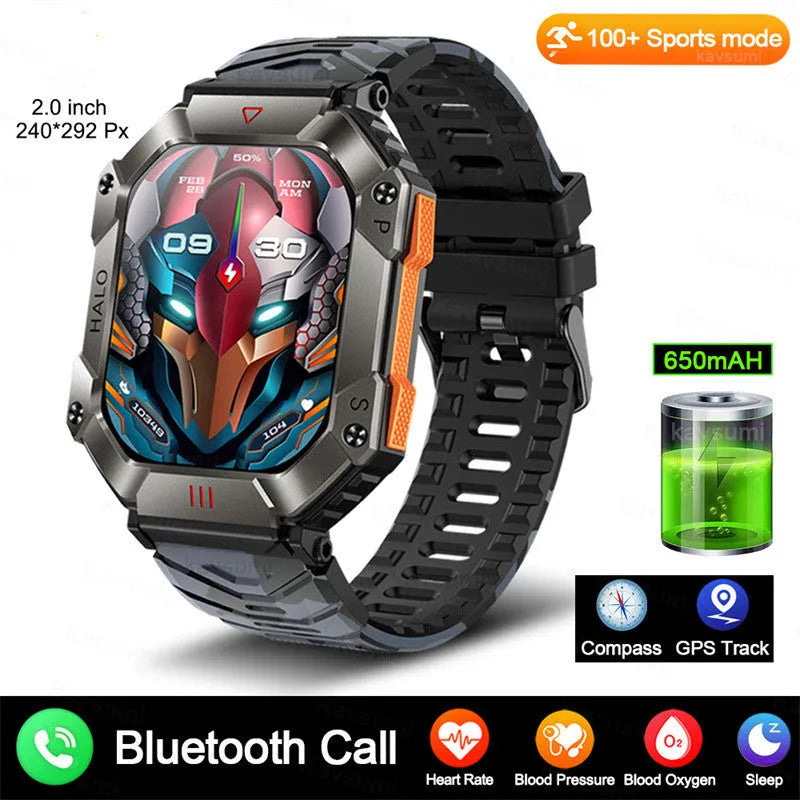 Women's Android GPS fitness smart watch with titanium alloy case showing multiple band options