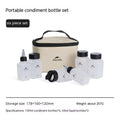 Naturehike portable seasoning bottle six-piece set in modern simplicity design for outdoor food.