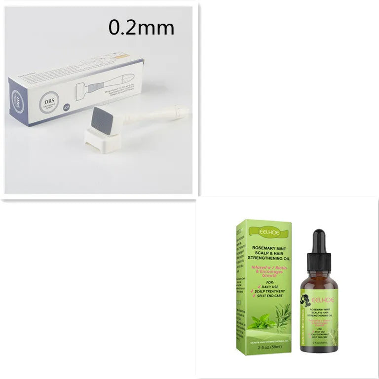 59ml bottle of rosemary mint hair growth fluid for scalp treatment and hair repair.