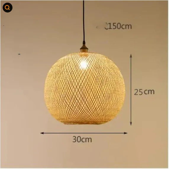 Pastoral style zen tea room chandelier ceiling light fixture