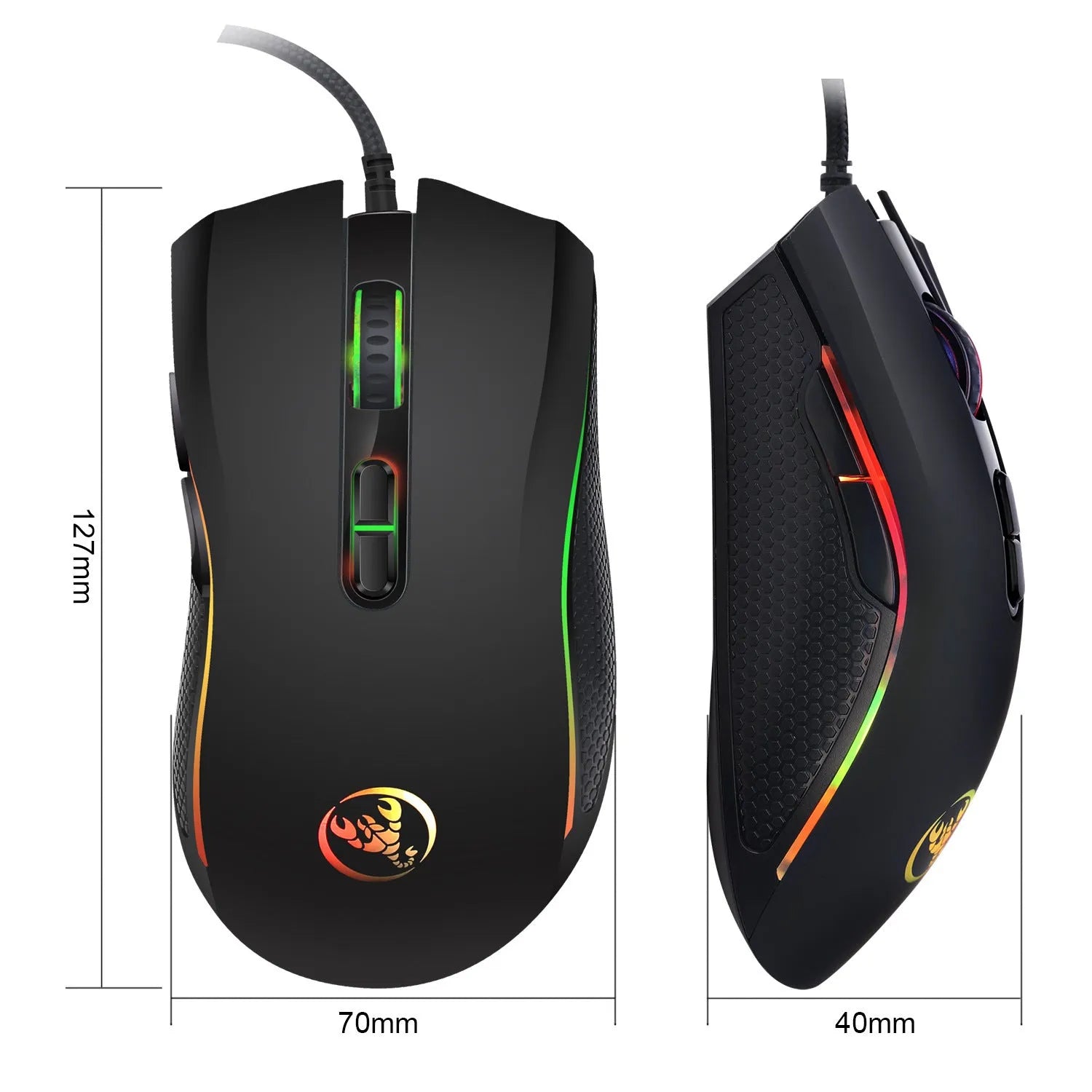 V700WB A869 backlit gaming keyboard and mouse combo in mixed white and black colours