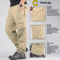 Men's stone-washed cotton overalls with wool lining in loose straight-leg fit