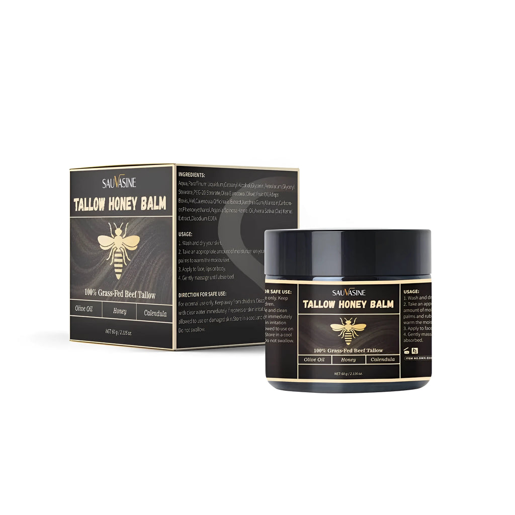 Butter Honey cream jar with 60g net content, a honey-infused moisturiser for face and body.