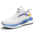 Men's high top running shoes with breathable mesh upper and buckle fastening in various colour options
