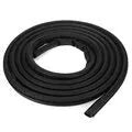 Black rubber sliding door seal for Toyota Hiace high roof 2005 models, 5 metre length