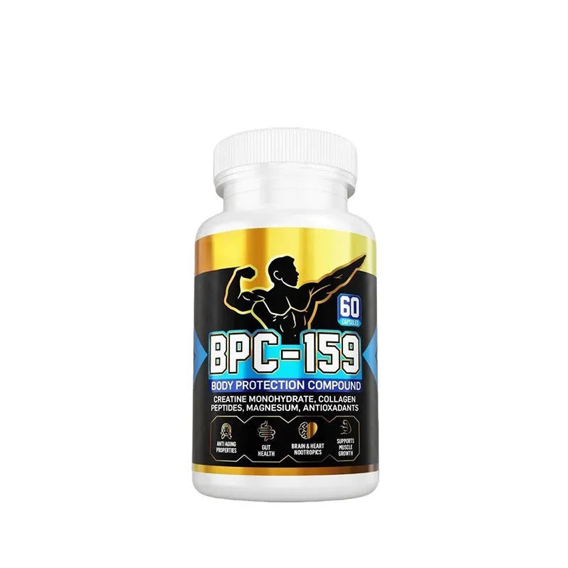 One bottle of body energy supplement capsules with standard specifications suitable for all skin types