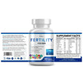 Bottle of Male Fertility Tablets, 60 tablets with COMLEX vitamin mineral amino acids.