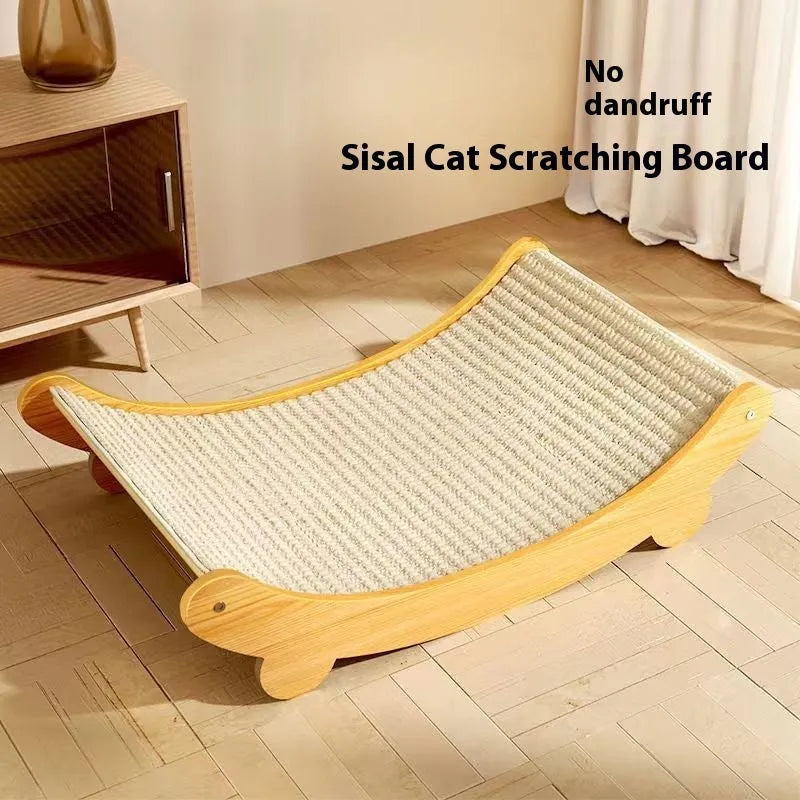 Sisal cat scratch board in pastoral style available in small and large sizes