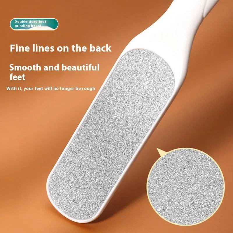 Stainless steel double-sided foot grinder for callus removal