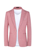 Men's light blue western style casual blazer jacket with fresh youthful design