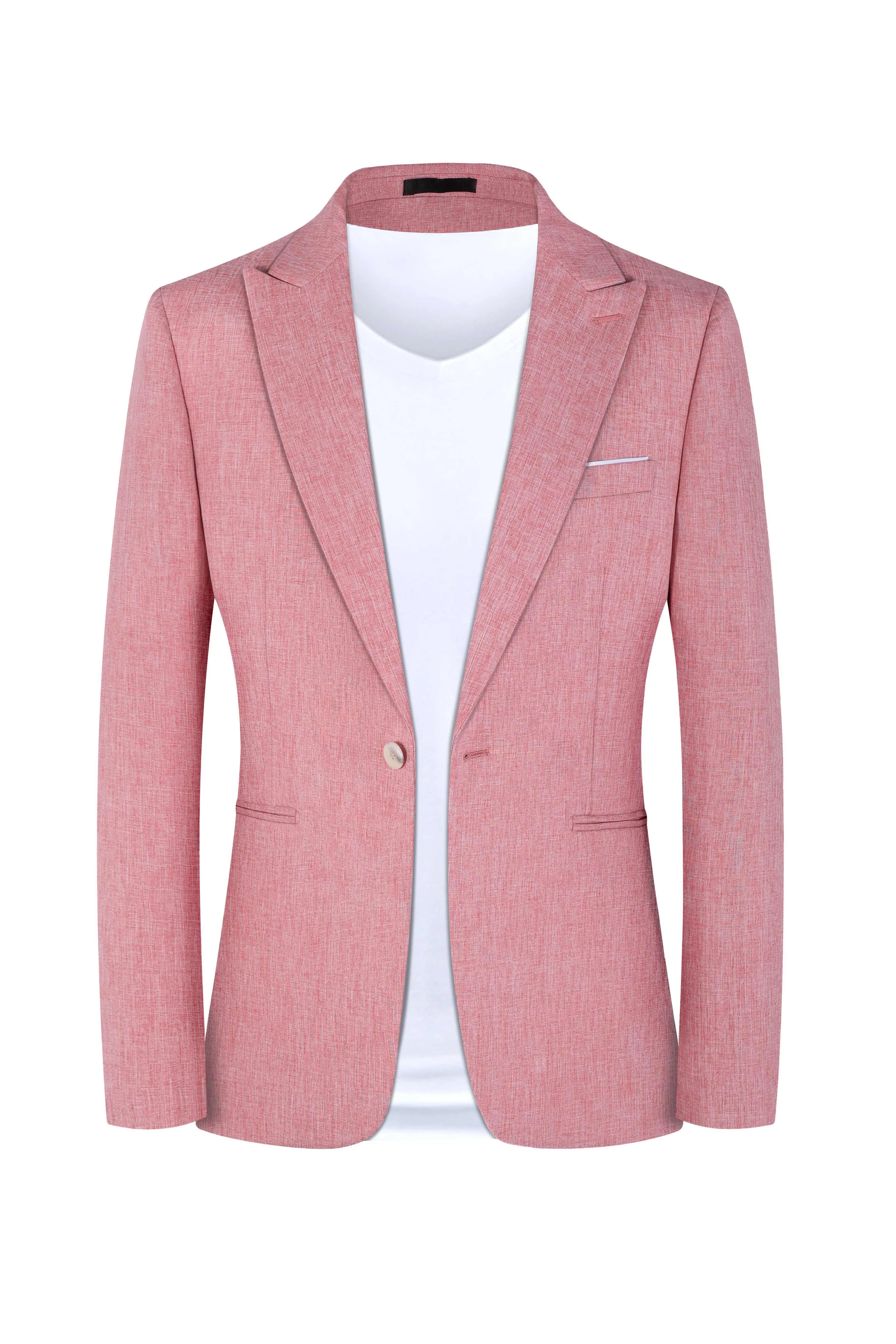 Men's light blue western style casual blazer jacket with fresh youthful design