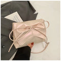 Women's soft PU underarm bag in horizontal square shape with mobile phone compartment