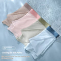 Men's ice silk graphene antibacterial shorts in bean green with seamless construction
