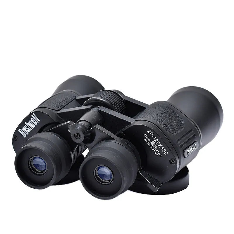 Outdoor binoculars with 20-120x continuous zoom and 100mm objective lenses