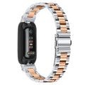 Stainless steel Fitbit Inspire 3 watch strap in multiple colour options showing 12mm connection width