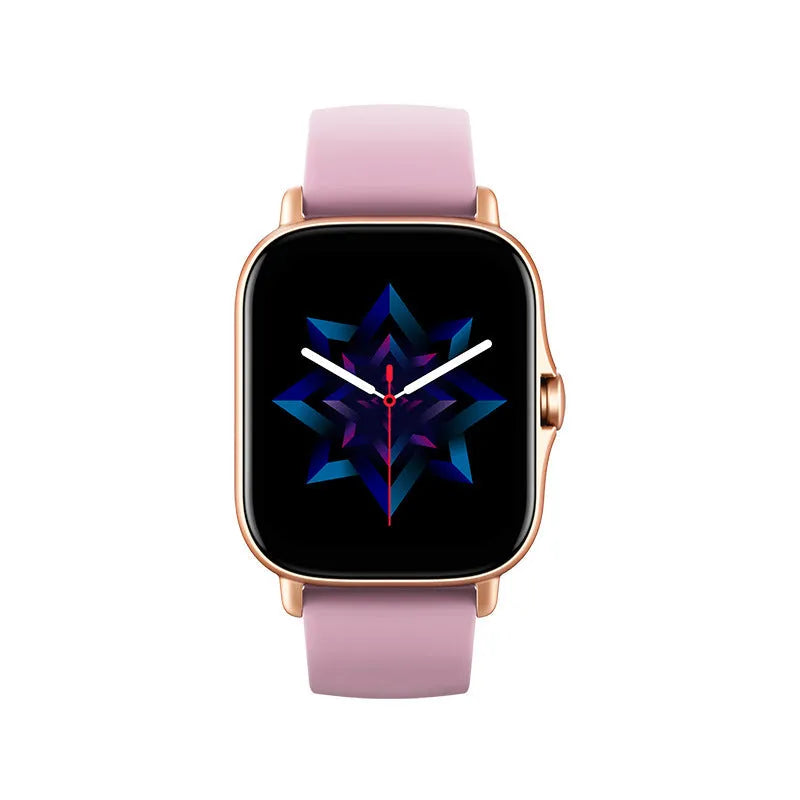 GT20 smart Bluetooth fitness watch with 1.75-inch touchscreen displaying heart rate monitor interface