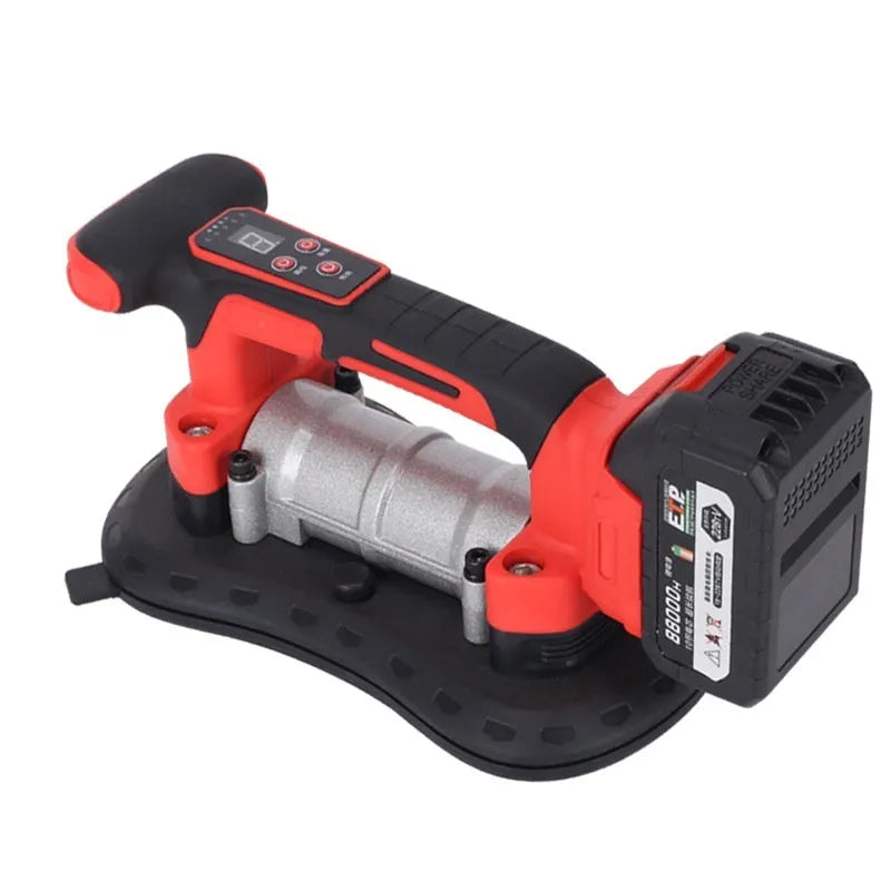 21V battery operated tile laying machine with automatic paste dispensing system for wall and floor tiles