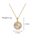 Titanium steel square full diamond personalised ring leaves necklace and earrings jewellery set with gold electroplating