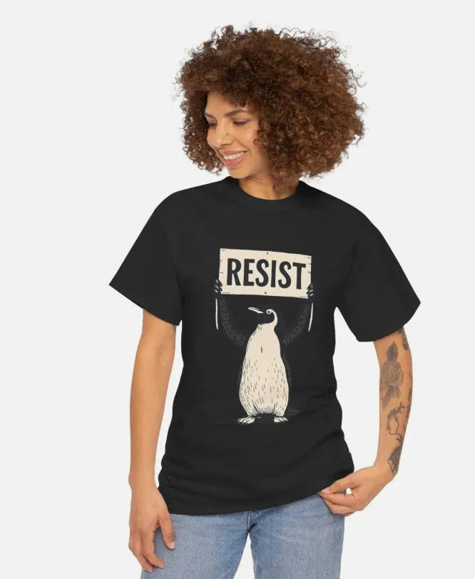 Loose fit cotton summer t-shirt in black, green, or white with short sleeves and round neck.