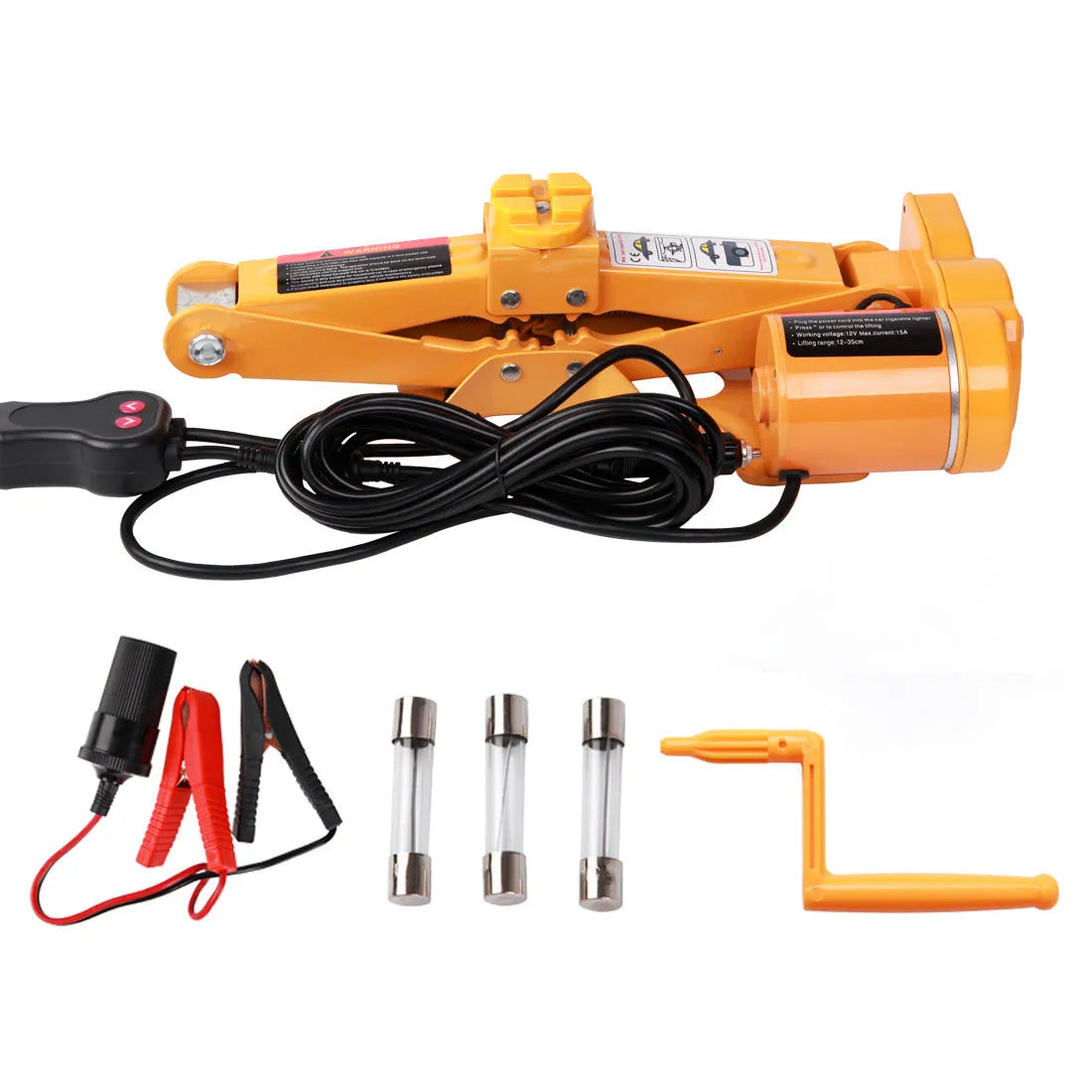 TY002 electric hydraulic jack kit with 2-tonne vehicle lifting capacity