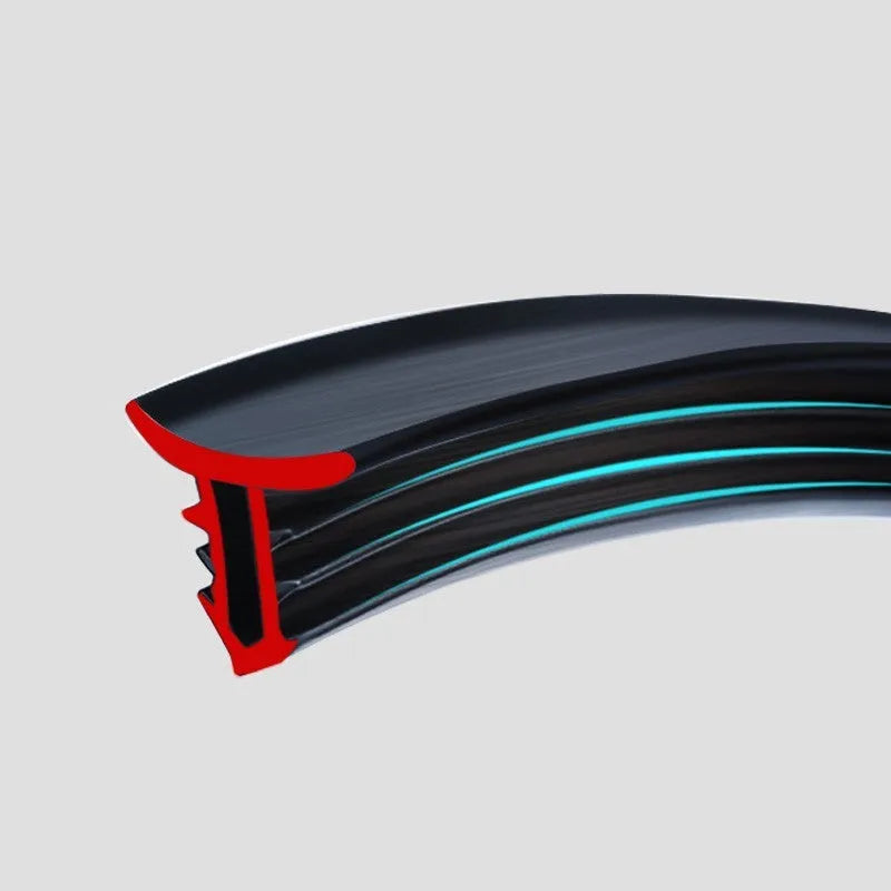 Outlander dashboard soundproof seal strip showing silicone construction and six card slots