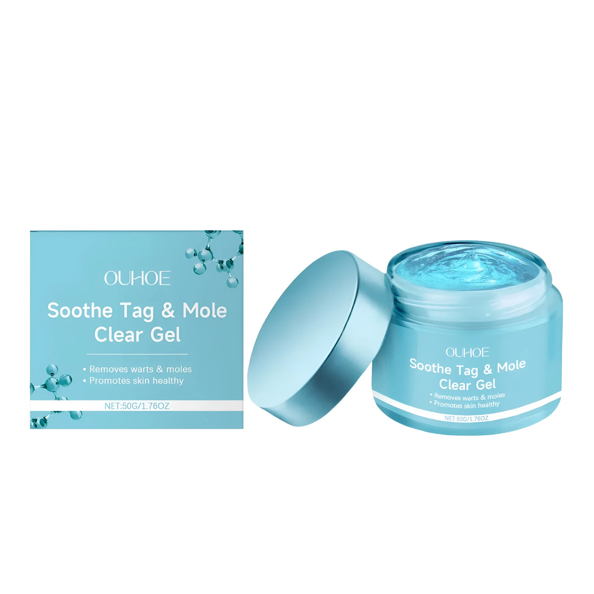 50g tube of wart and nevus removal gel with botanical extracts