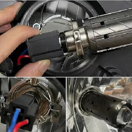 Chunfeng motorcycle LED headlight conversion kit with lens for Spring Wind 150NK models