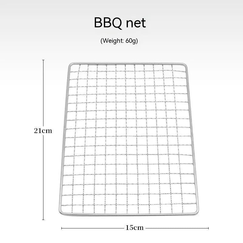 Stainless steel folding barbecue oven with grill rack and storage bag for outdoor cooking