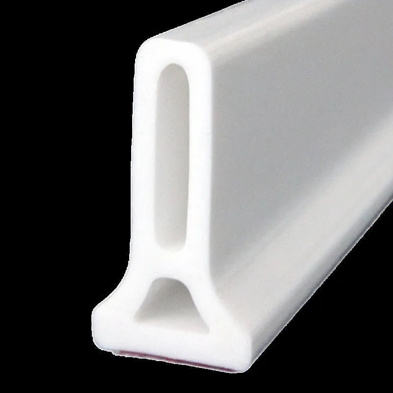 Flexible black TPE bathroom water blocking strip for shower floor waterproofing