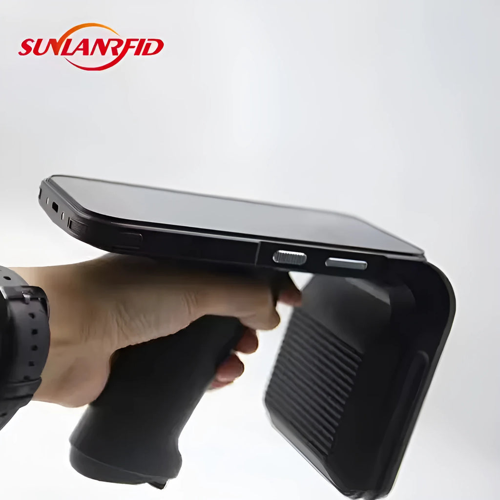 SLP-05 portable Android handheld UHF RFID reader and scanner for professional use.