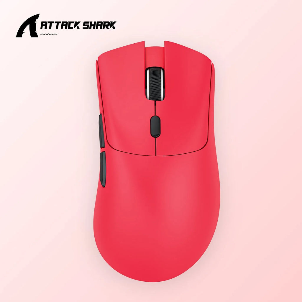 Black wireless mouse with three connection modes showing USB and Bluetooth interfaces