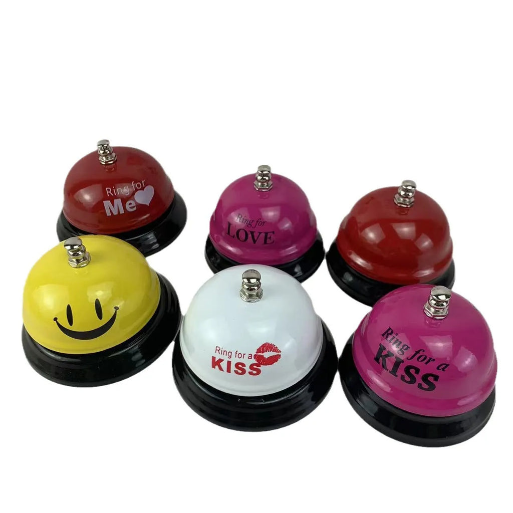 Iron game bell in multiple colour options for classroom or restaurant use