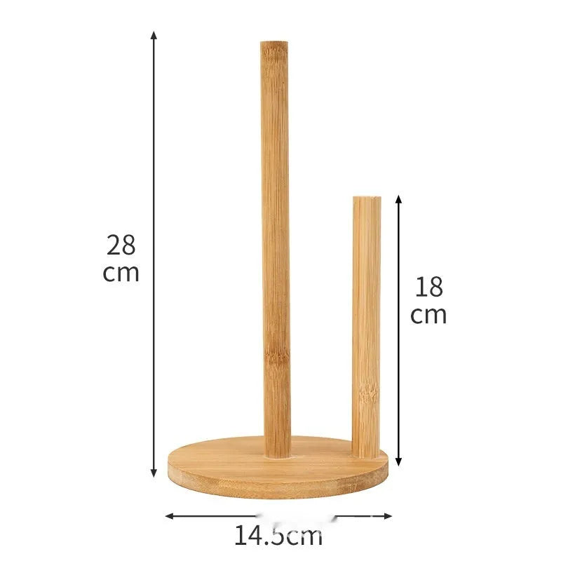 Wooden vertical tissue holder, square design, 14.5 x 28 cm, for kitchen and restaurant tables