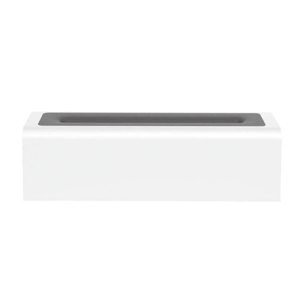Square black USB aroma diffuser with colourful flame lighting effect and water tank