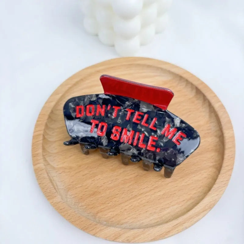 Halloween bat hair clip with original design in acetic acid material