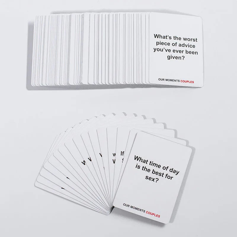 Black coated paper communication card box for couples, Our Time Lovers Edition measuring 9 x 6.5 x 3.5 cm
