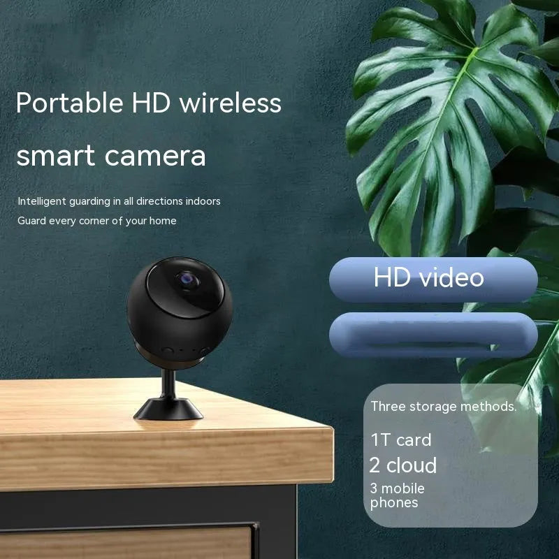 Wireless WIFI surveillance camera with 1080p resolution and ABS material housing