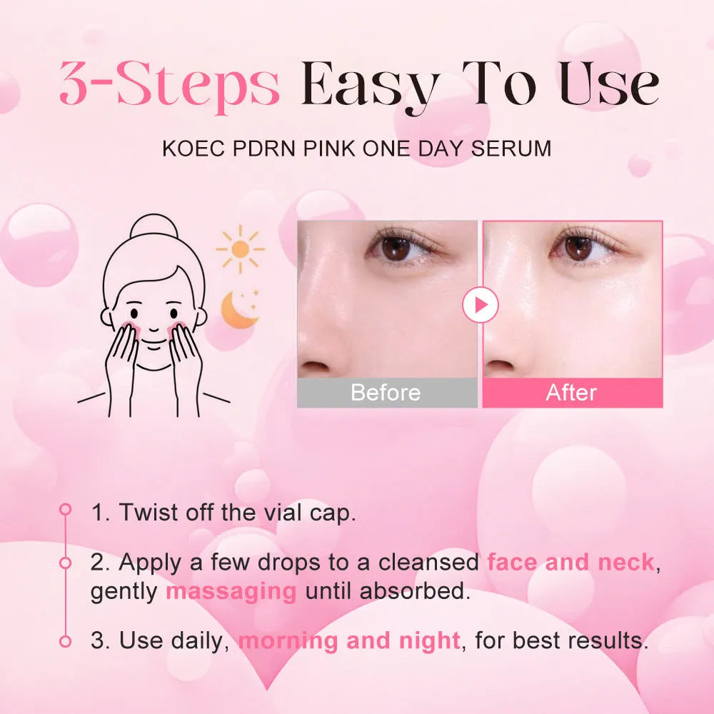KOEC Powder Polypeptide Moisturising Essence disposable 10 pack with latex material