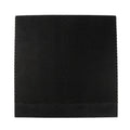 A single sheet of raw table tennis rubber in black or red colour with a small-particle texture surface.