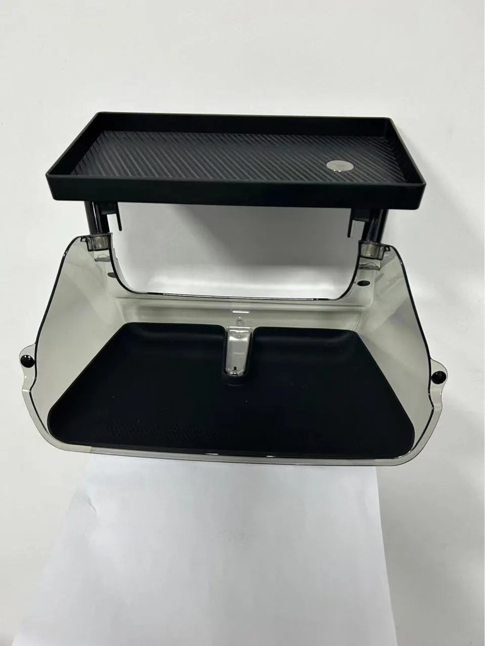 Tesla Model 3 and Y black ABS centre console storage box under ETC unit