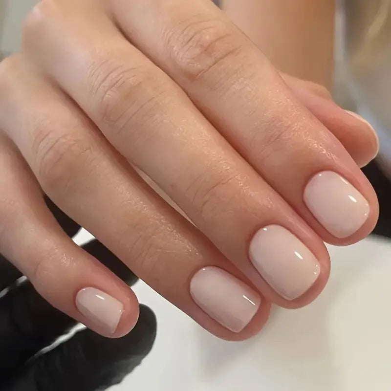 Plastic false nail art set in solid colour MY119 for ladies DIY manicure