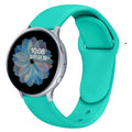 Silicone reverse buckle strap for Samsung Galaxy Active 2 smartwatch in various colours