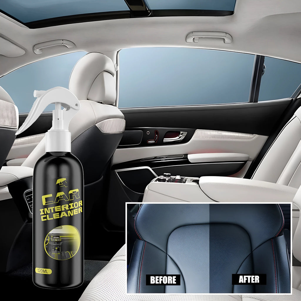 120ml car interior cleaner bottle for leather and plastic dashboard maintenance
