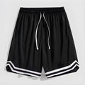 Men's gradient colour cropped trousers in loose casual fit on Asian sizing mannequin